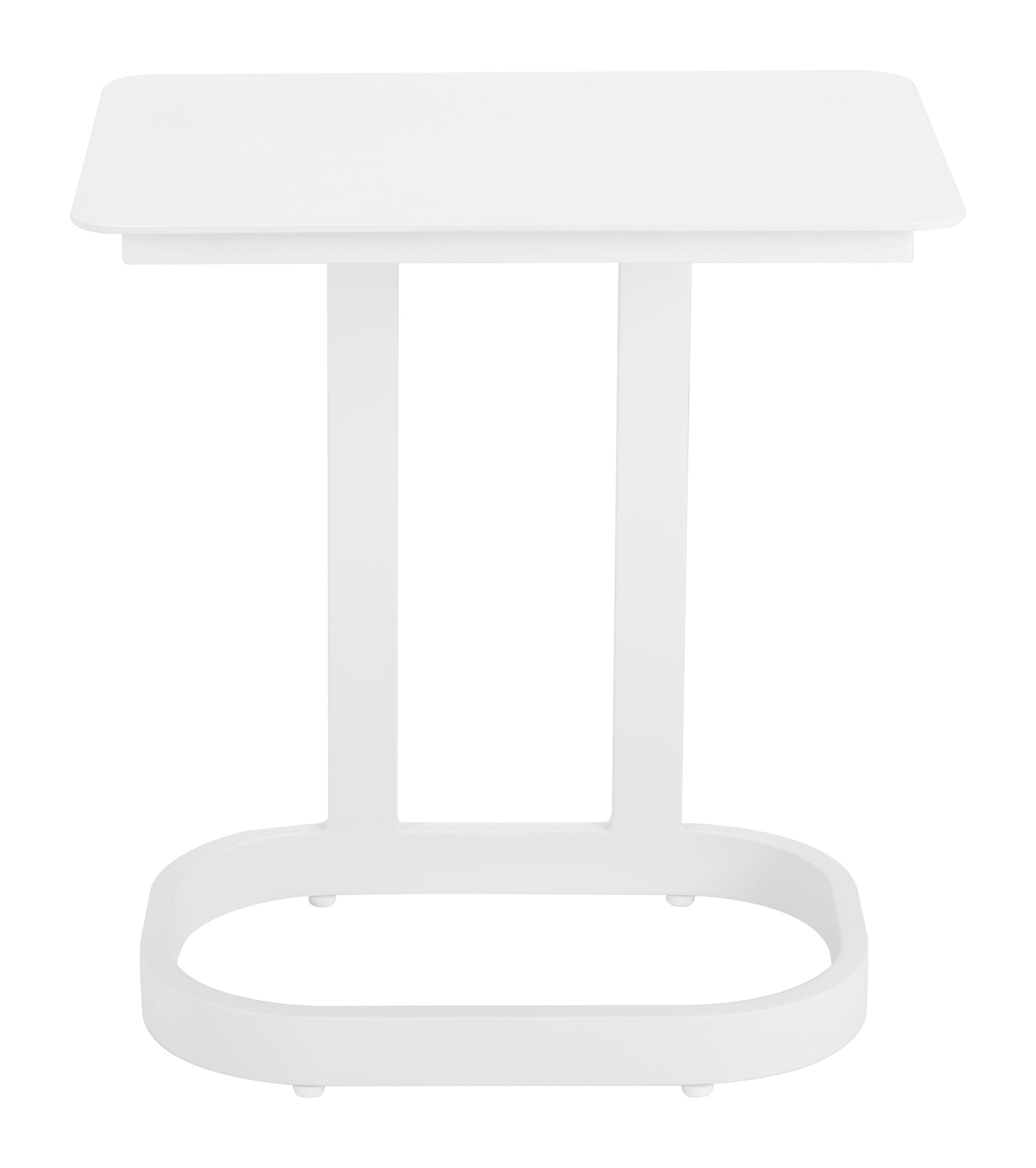 Friss White End Table
