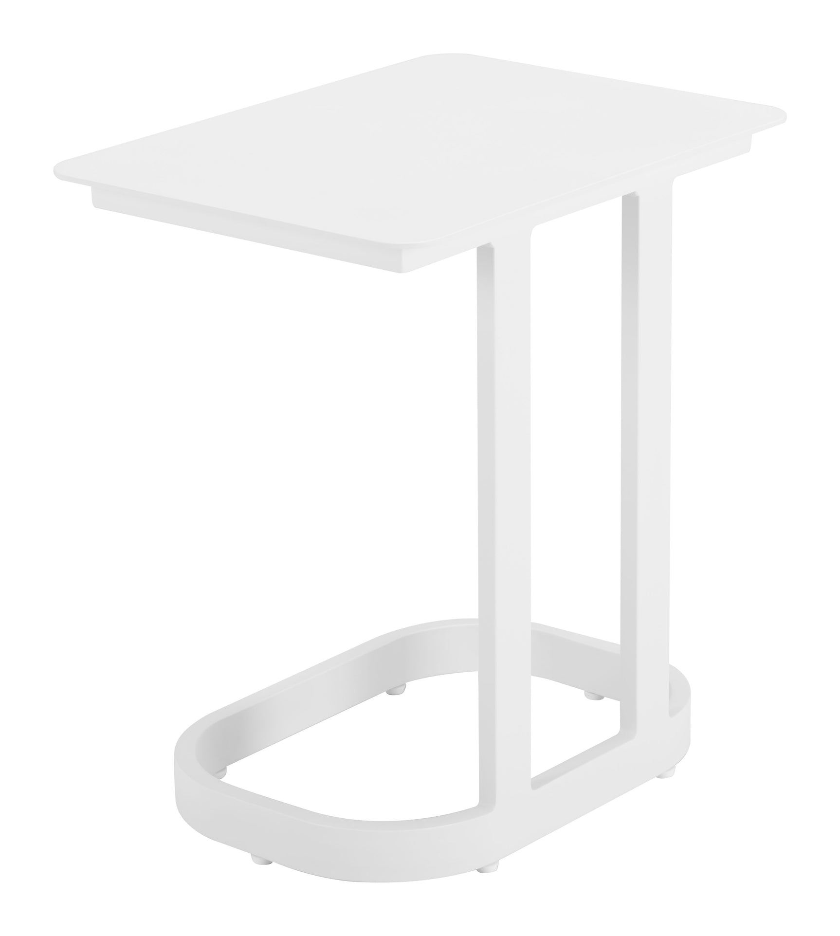 Friss White End Table