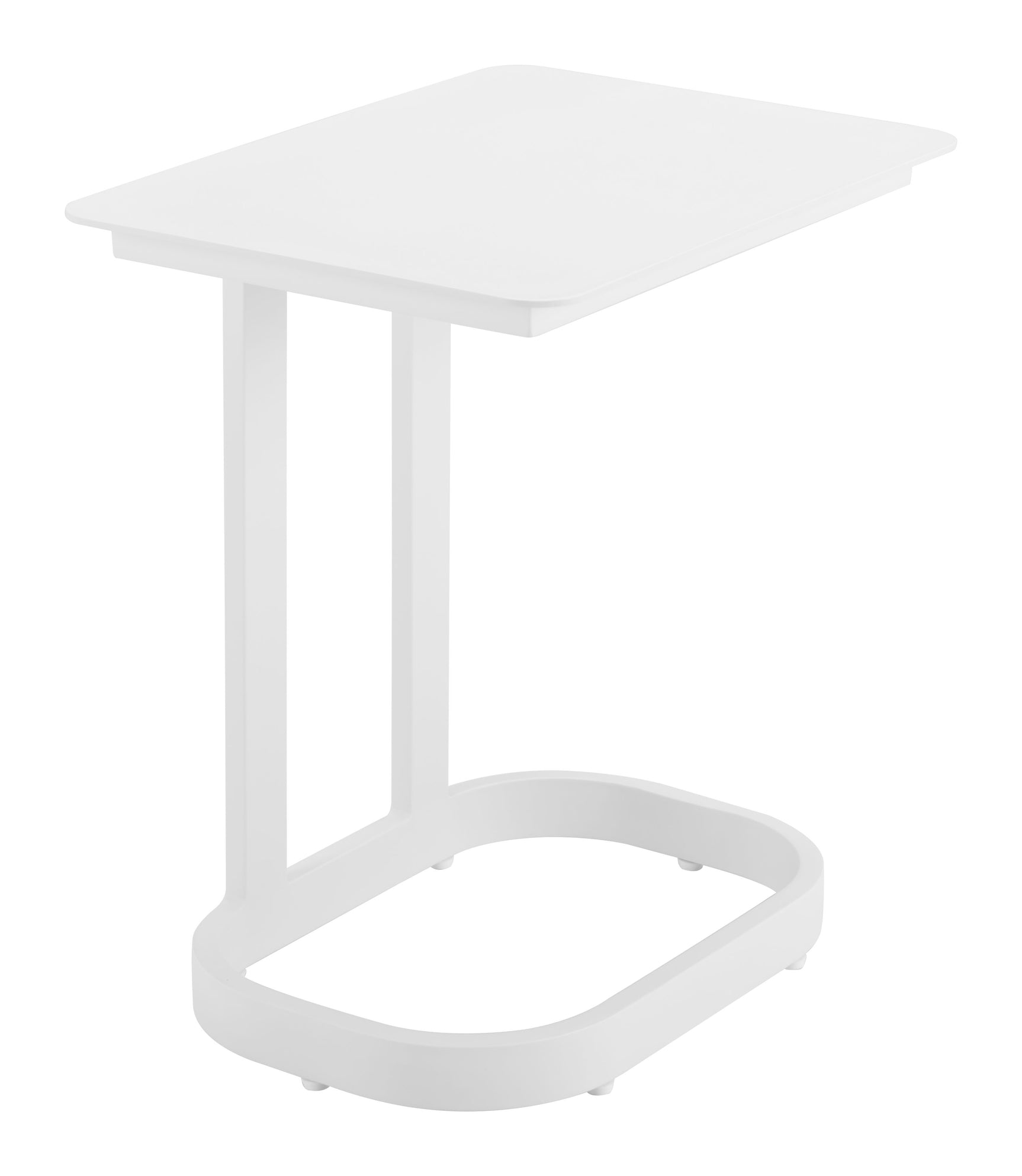 Friss White End Table