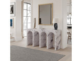 Fritzy Arched Engineered Stone Console Table - Ornate Home