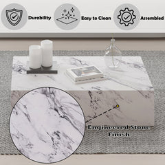 Fritzy Engineered Stone Coffee Table - Ornate Home