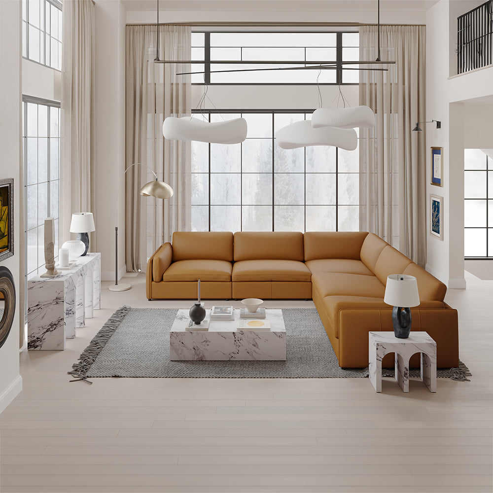 Fritzy Engineered Stone Coffee Table - Ornate Home