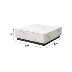 Fritzy Engineered Stone Coffee Table - Ornate Home