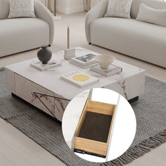 Fritzy Engineered Stone Coffee Table - Ornate Home