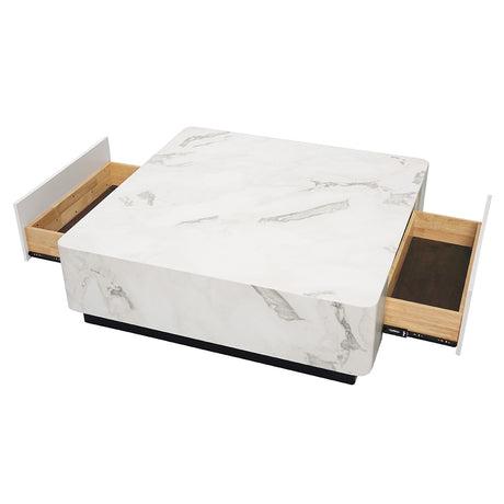 Fritzy Engineered Stone Coffee Table - Ornate Home