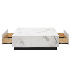 Fritzy Engineered Stone Coffee Table - Ornate Home
