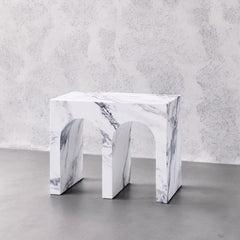 Fritzy Engineered Stone End Table - Ornate Home