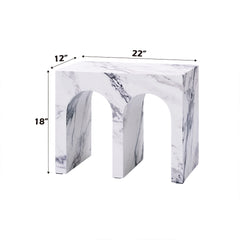 Fritzy Engineered Stone End Table - Ornate Home