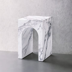 Fritzy Engineered Stone End Table - Ornate Home