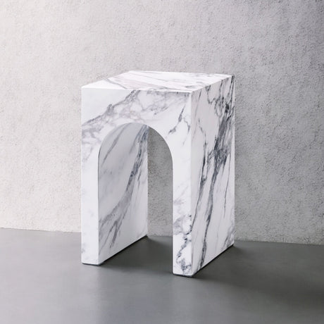 Fritzy Engineered Stone End Table - Ornate Home