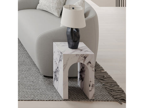 Fritzy Engineered Stone End Table - Ornate Home