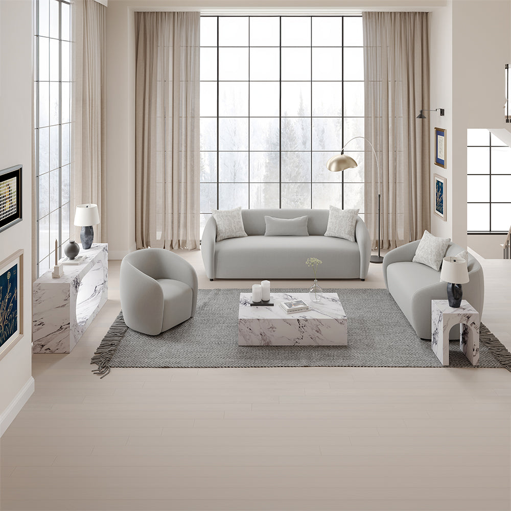 Fritzy Rectangular Engineered Stone Console Table - Ornate Home