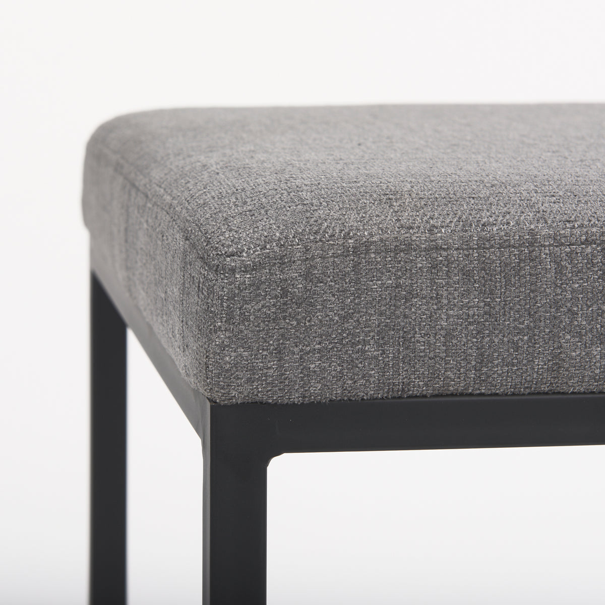Frodo Gray/Black Fabric Seat Counter Stool - Ornate Home