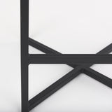 Frodo Gray/Black Fabric Seat Counter Stool - Ornate Home