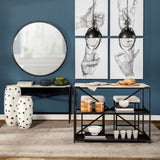 Frodo White/Black 26.5"H Fabric Seat Metal Base Stool - Ornate Home