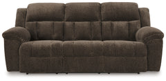 Frohn Chocolate Reclining Living Room Set - Ornate Home