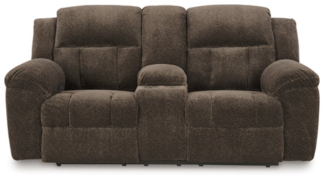 Frohn Chocolate Reclining Loveseat and Recliner - Ornate Home