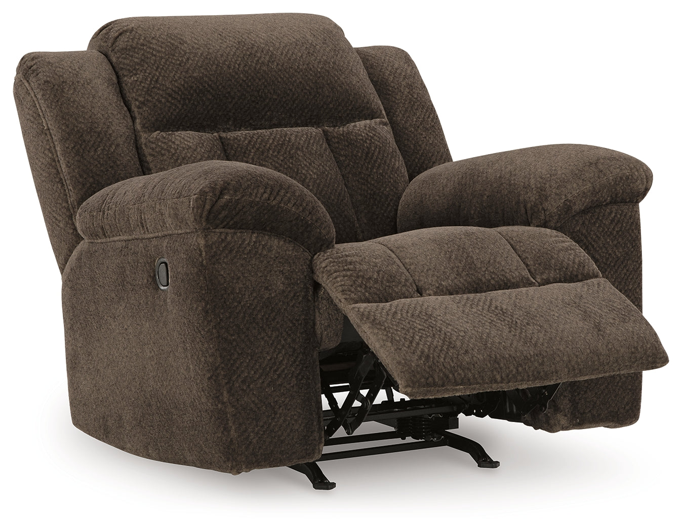 Frohn Chocolate Reclining Loveseat and Recliner - Ornate Home