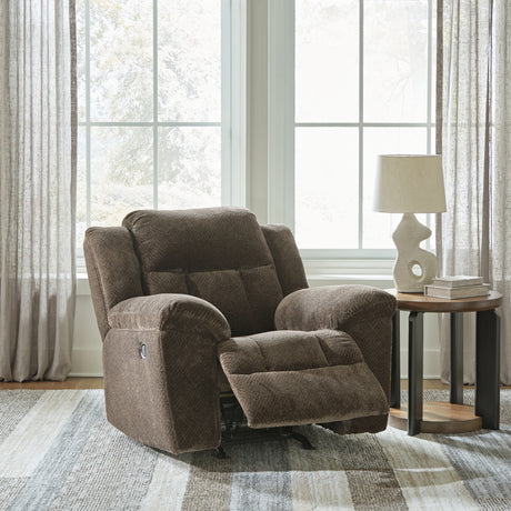 Frohn Chocolate Reclining Loveseat and Recliner - Ornate Home