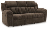 Frohn Chocolate Reclining Sofa, Loveseat and Recliner - Ornate Home