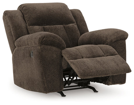 Frohn Chocolate Reclining Sofa, Loveseat and Recliner - Ornate Home