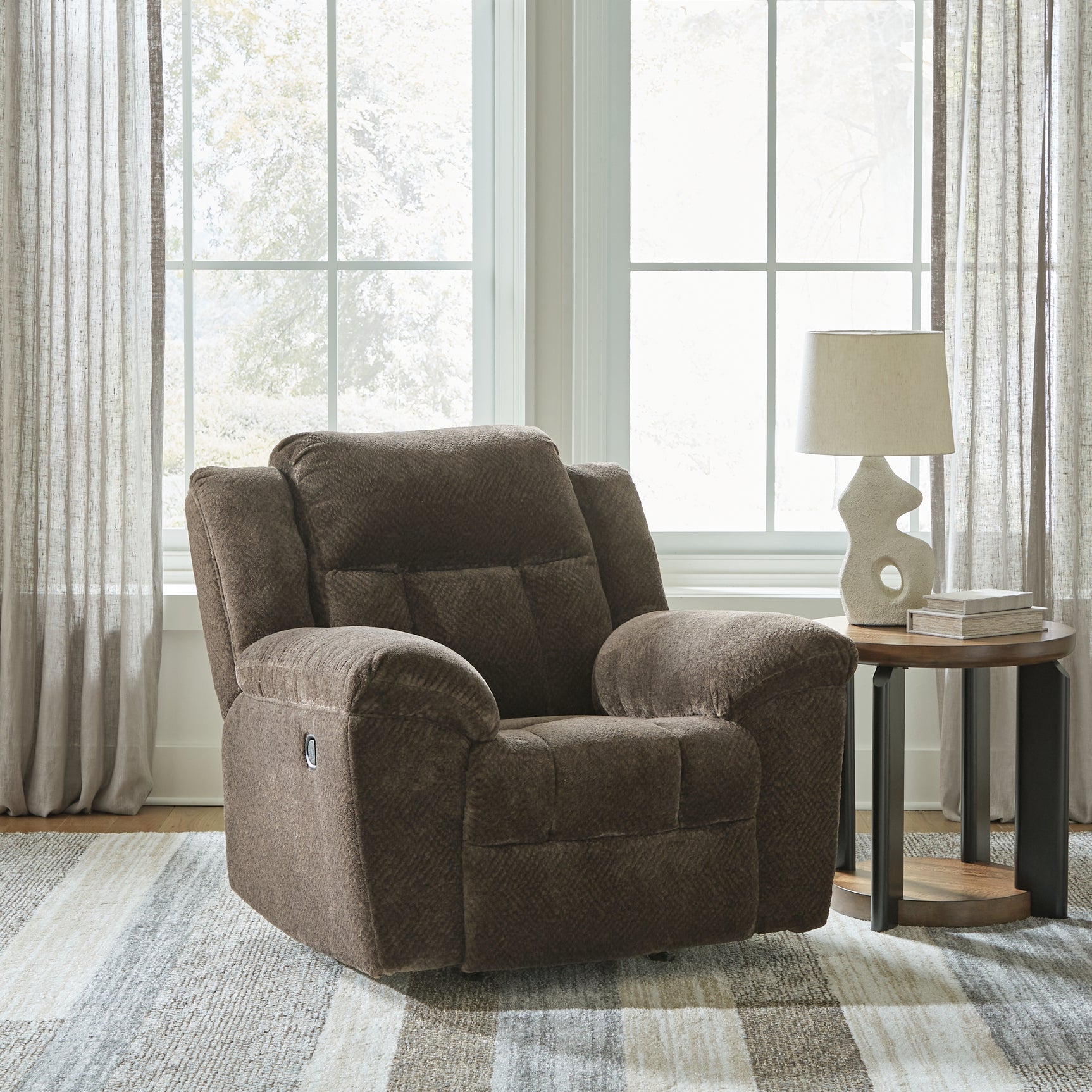 Frohn Chocolate Reclining Sofa, Loveseat and Recliner - Ornate Home