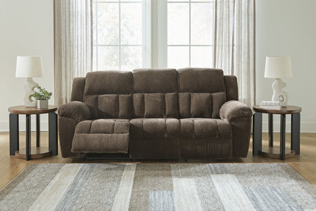 Frohn Chocolate Reclining Sofa, Loveseat and Recliner - Ornate Home