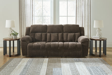 Frohn Chocolate Reclining Sofa, Loveseat and Recliner - Ornate Home
