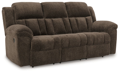Frohn Chocolate Reclining Sofa & Recliner - Ornate Home
