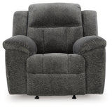 Frohn Graphite Reclining Loveseat & Recliner - Ornate Home