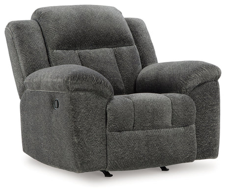 Frohn Graphite Reclining Loveseat & Recliner - Ornate Home