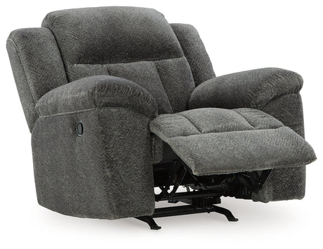 Frohn Graphite Reclining Loveseat & Recliner - Ornate Home