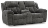 Frohn Graphite Reclining Loveseat & Recliner - Ornate Home