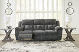 Frohn Graphite Reclining Sofa (Online Special Price) - Ornate Home