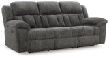 Frohn Graphite Reclining Sofa - Ornate Home