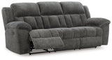 Frohn Graphite Reclining Sofa - Ornate Home