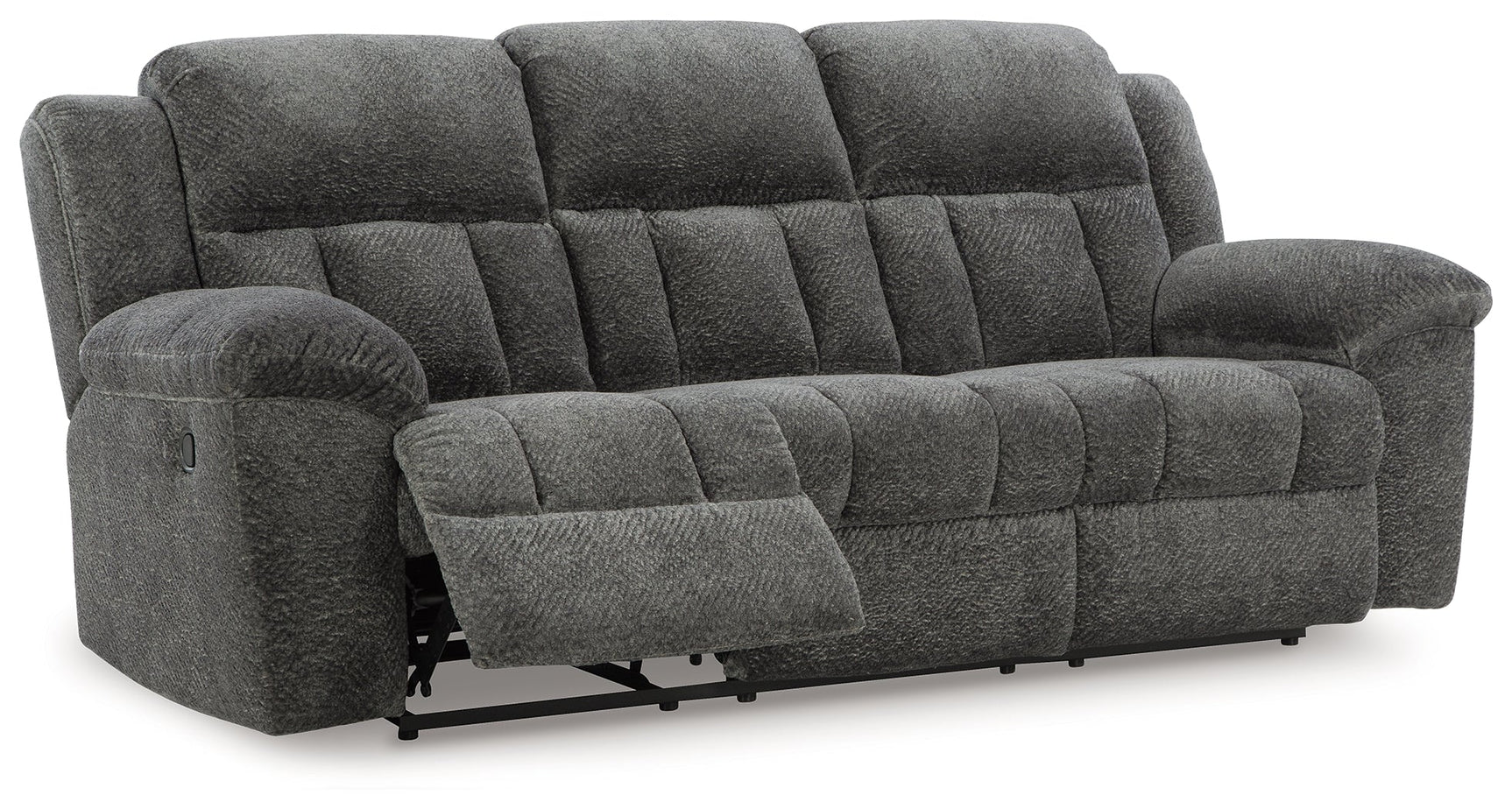 Frohn Graphite Reclining Sofa - Ornate Home