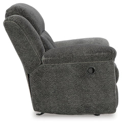 Frohn Graphite Reclining Sofa and Loveseat and 2 Recliners - Ornate Home
