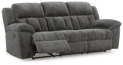 Frohn Graphite Reclining Sofa and Loveseat and 2 Recliners - Ornate Home