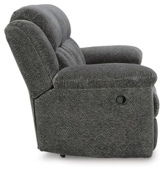 Frohn Graphite Reclining Sofa and Loveseat and 2 Recliners - Ornate Home