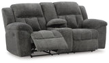 Frohn Graphite Reclining Sofa and Loveseat and 2 Recliners - Ornate Home