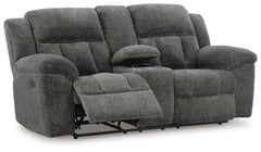 Frohn Graphite Reclining Sofa and Loveseat and 2 Recliners - Ornate Home