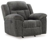 Frohn Graphite Rocker Recliner - Ornate Home