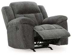 Frohn Graphite Rocker Recliner - Ornate Home