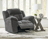 Frohn Graphite Rocker Recliner - Ornate Home