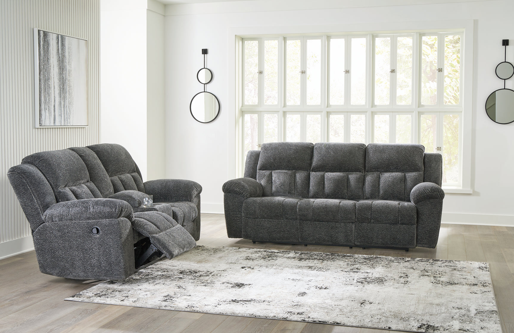 Frohn Reclining Sofa and Loveseat - Ornate Home