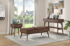 Frolic Brown Coffee Table - Ornate Home