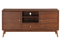 Frolic Brown TV Stand - Ornate Home