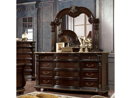 Fromberg Brown Cherry Dresser - Ornate Home