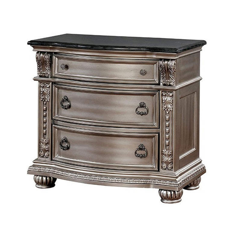 Fromberg Champagne Nightstand - Ornate Home